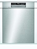 Bosch SMU6ECS57E Serie 6 Unterbau-Geschirrspüler / D / 60 cm / Edelstahl / 85 kWh/100 Zyklen / 14 MGD / SuperSilence / VarioSchublade / Home C