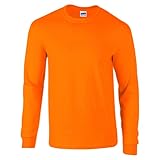 GILDANHerren T-Shirt Orange Safety Orang