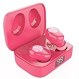 Amazon Brand - Eono Kabellose Ohrhörer, Eonobuds 1 kabellose Bluetooth-Ohrhörer mit klarem Klang, IPX7 wasserfest, USB-C-Ladung, Bluetooth In-Ear-Ohrhörer für Arbeit, Home Office（Rosa）