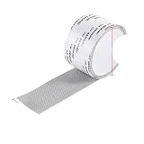 HJLIKE 10 Stück Fenstergitter-Reparaturband, selbstklebendes Netz, Tür-Fix-Patch, Anti-Insekten-Moskitonetz, gebrochene Löcher, Moskitonetz-Reparaturband, USA, Grau, 5 x 2