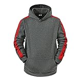 NNGOTD Pullover Herren v Ausschnitt Slim Sweatshirt Herren schwarz orange Herren Winterjacke wasserdicht Herren Langarmshirt mit Druck Softshell Herren Jacke Jacke Herren Winter L