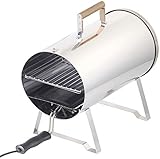 Rosenstein & Söhne Tisch Smoker Grill: Elektro-Tisch-Räucherofen & Smoker, Edelstahl, 1.100 Watt, bis 250 °C (Tischräucherofen elektrisch)