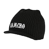 Sons Of Anarchy Samcro Logo Knit Visor Beanie H