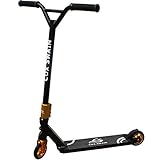 Cox Swain Stunt Scooter X-385 mit ABEC9 Lager und ALU Kern Rollen Super Heavy Quality!, Colour: Black/G