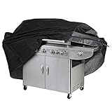 Grillabdeckung, Wasserdicht BBQ Cover Schutzhülle Haube Gasgrill Schutzhülle Abdeckhaube, Grillabdeckung Anti-UV-Beschichtung für Weber, Holland, Char Broil, Brinkmann, Landmann (145 x 61 x 117cm)