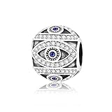 Pandora 925 Sterling Silber DIY Schmuck Charmcharm Armband Anhänger Europäischer böser Blick Armband Zubehö