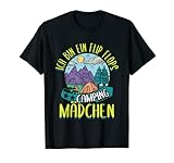 Camping Ich bin ein Flip Flops Camping Mädchen T-S