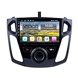 aipipl 9 Inch Android 10 Car DVD Multimedia GPS Navigation System for Ford Focus 2012-2015, Built-in Offline Map,WiFi 1G+16G