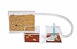 AntHouse - Natürliche Ameisenfarm aus Sand - Mini Set (Sandwich + Futterbox) (Gratis Ameisen)
