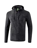 Erima Herren Fleecejacke Schwarz Melange XL