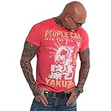 Yakuza Herren People T-Shirt, Geranium, 4XL