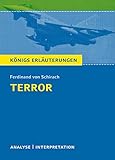 Terror von Ferdinand von Schirach.: Textanalyse und Interpretation mit ausführlicher Inhaltsangabe und Abituraufgaben mit Lösungen (Königs Erläuterungen, Band 331)