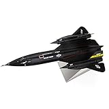 NIKRVE Flugzeug Flugzeug Modell Us Air Force Sr-71 Blackbird Aufklärungsflugzeug Legierung Modell Sr71 1: 200 Modell Aus Metalldruckg