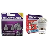 FELIWAY Classic Vorteilspack 3x30 Tage Nachfüllflakon & Friends Start-Set, Verdampfer für die Steckdosen & Flak