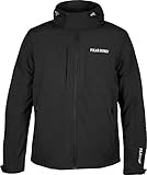 Polar Husky® Herren Softshell Jacke mit Kapuze in verschiedenen Ausführungen S-XXXL Farbe Schwarz Größe L