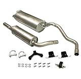 Ferroz Export Ersatz für Komplette Auspuffanlage ab Kat VW Golf IV 4 VW Beetle 1.4i 16V + Montagezubehö