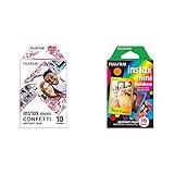 Fujifilm Instax Mini Frame WW1 Rainbow, Bunt & Mini Confetti Glass Film, B