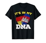 Kambodscha Khmer Flagge Kambodschaner Deutschland T-S