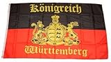 Fahne / Flagge Königreich Württemberg NEU 150 x 250