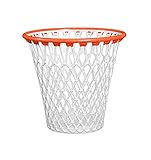 Basketballkorb Mülleimer | Basketball Geschenk | Basketball Deko | Mülleimer Spiel | Papierkorb Basketballkorb | Basketball Geschenkideen | Papierkorb weiß | Basketballkorb für den Mü