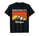 Grand Rapids City Michigan Heimatstadt Stadt Bundesstaat Vereinigte Staaten T-S