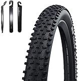 1 x Schwalbe Rocket Ron Addix Performance E-25 Faltreifen Fahrradmantel 54-622 (29,0 x 2,10') inkl. 3 Reifenheb