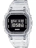 Casio Mens Digital Quartz Uhr mit Kunststoff Armband DW-5600SKE-7ER