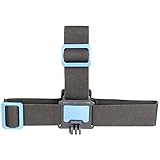 iSHOXS Head Strap Stirnband - Action-Cam Kopf-Halterung passend für GoPro Hero und kompatible Action-Kameras, Kopfband auch zur Verwendung mit Helm geeig