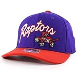Mitchell & Ness Snapback Cap NBA Arched Script 2 Tone Toronto Rap