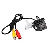 Qiilu 170° Auto Rückfahrkamera Set, Kabellose Einparkhilfsystem IP68 Wasserdicht Super Nachtsicht Rückfahrkamera für C-Klasse E CLK W203 W211 W219