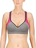 Naturana Damen 5349 Sport-BH, Multicoloured (Grey/Pink/Black), 80C