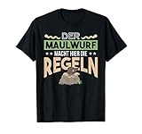 Maulwurfshügel Insektenfresser Gärtner Maulwurf Geschenk T-S
