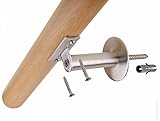 LIVARNO® Handlauf-Set für Treppen im Innenbereich, Buchenholz, ca. 155