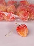 artplants.de Kunstobst Physalis NAILA, 12 St, rot-orange, Ø 4cm - Künstliche Lampionb