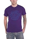 The Rolling Stones T Shirt Vintage 70s Band Logo Nue offiziell Herren Purp