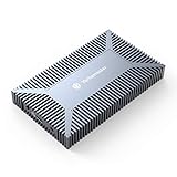 Yottamaster M.2 RAID Gehäuse für M.2 (NGFF) SATA SSD, USB3.1 Typ C 10 Gbps Externe M.2 SSD RAID Gehäuse Unterstützung RAID 0/1, Span (jbod), PM Modi - Bis zu 4 TB, Unterstützung UASP & SMART [SO4]