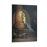 Fantastics Paintings of Frazetta Leinwand-Kunst-Poster, Wandkunst, Posterdruck, trendige Bilder für Wohnzimmer, moderne Heimdekoration, 30 x 45