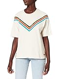 Superdry Womens W6010845A T-Shirt, Buttercream, M