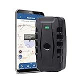 GPS Tracker 10000mAh Langzeit-Magnet-GPS-Sender für Auto, Flotte, LKW, Motorrad IP67 Wasserdichter Live-Tracking-Locator Mehrere Alarmmodi Kostenlose App ohne ABO