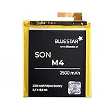 Bluestar Akku Ersatz kompatibel mit Sony Xperia M4 Aqua 2500 mAh Austausch Batterie Accu LIS1576ERPC