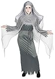 Foxxeo besessene Nonne Geister Zombie Kostüm für Damen - Größe S-XXXL - Halloween Fasching Karneval Größe XXXL
