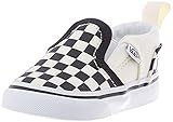 Vans Unisex Baby Asher V-Velcro Sneaker, Weiß (Checkers/Black/Natural), 25 EU