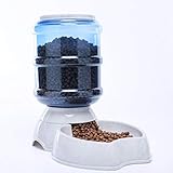 QUETW Futterautomat für Haustiere 3.8L PET Automatic Feeder Hund Katze Trinkschale für Hunde Wasser Trinken Katze Fütterung Großer Kapazität Spender PET Cat Hunde Zuführung (Color : C)