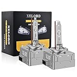 XELORD D1S Xenon Brenner Birne 6000K 12V 35W HID Auto Lampen Scheinwerfer- 2 Lampen(D1S 6000K)