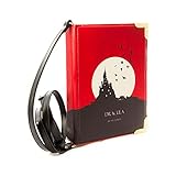 Well Read Dracula By Bram Stoker Small Book Themed Purse for Literary Lovers – Handbags for Women by Crossbody Shoulder Bag for Book L