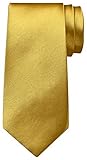 BomGuard Herren Krawatte in Gold 8cm breit Schlips D