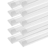 LED Deckenleuchte 10W 30CM, LED Feuchtraumleuchte 1000LM 4500K Natürliches Licht, LED Röhre Licht, LED Deckenlampe mit Kühlkörpergehäuse, 180°Abstrahlwinkel für Büro, Korridor, Wohnzimmer, Kü