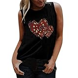 Tanktops Frauen: Sommer Tank Tops äRmellos Weste Unterhemd Sport Shirt Basic Oberteile Cami Tops Graphic Tee Oversized Tunika-Bluse, Yoga Weste, Sportshirt, Baumwolle, Longtop