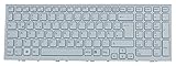 NExpert deutsche QWERTZ Tastatur für Sony Vaio PCG-71C11M Serie Weiss N