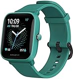 Amazfit Bip U Pro Smartwatch, mit integriertem GPS, 60 + Sportmodi, 5 ATM, Fitness-Tracker, Sauerstoff, Blut, Herzfrequenz, Schlaf- und Stressmonitor, 3,6 cm (1,43 Zoll), T
